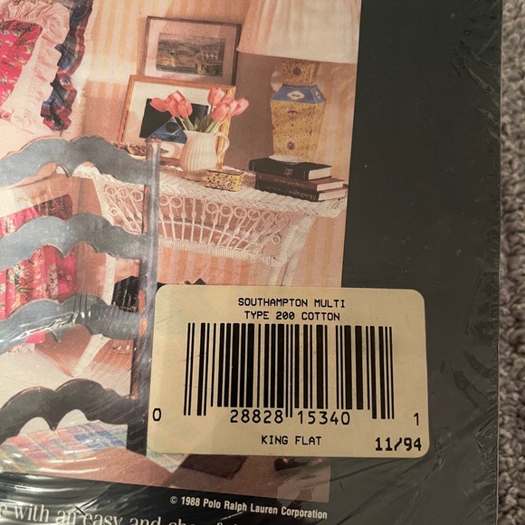 Ralph Lauren king flat sheet - Picture 5 of 7